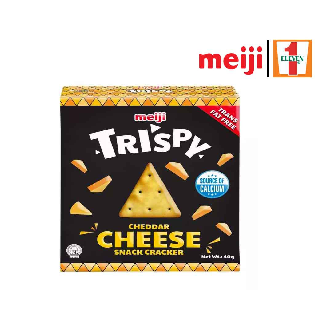 Meiji Trispy Chedder Chesse  Crakers 40g