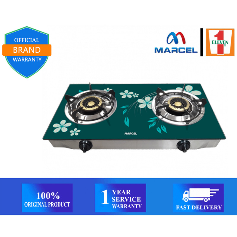 Marcel Gas Stove MGS-GSC2 Green-Jasmine (LPG/NG)