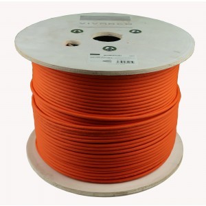 VCCAUU64LSO3 # VIVANCO CAT 6 U/UTP CABLE, UNSHIELDED LSZH, ORANGE