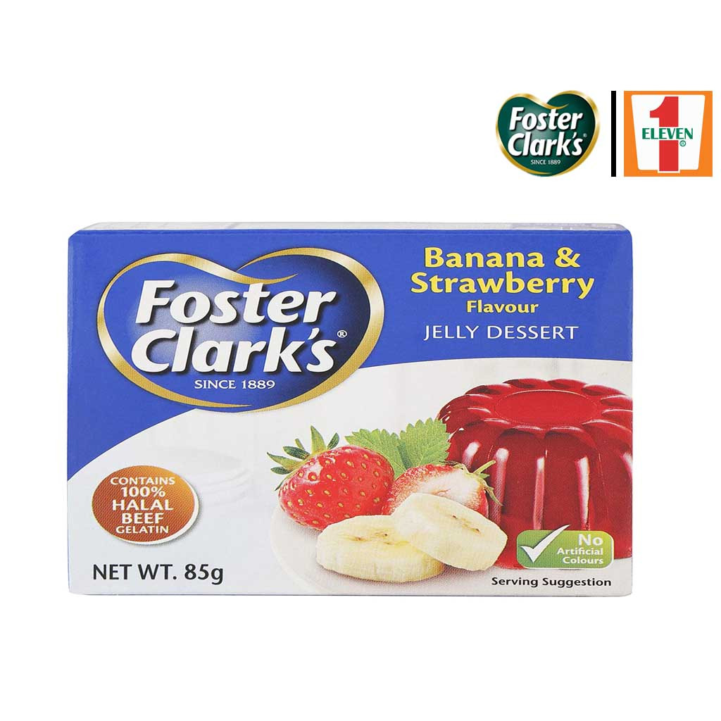Foster Clark's Jelly Crystal 85g Strawberry