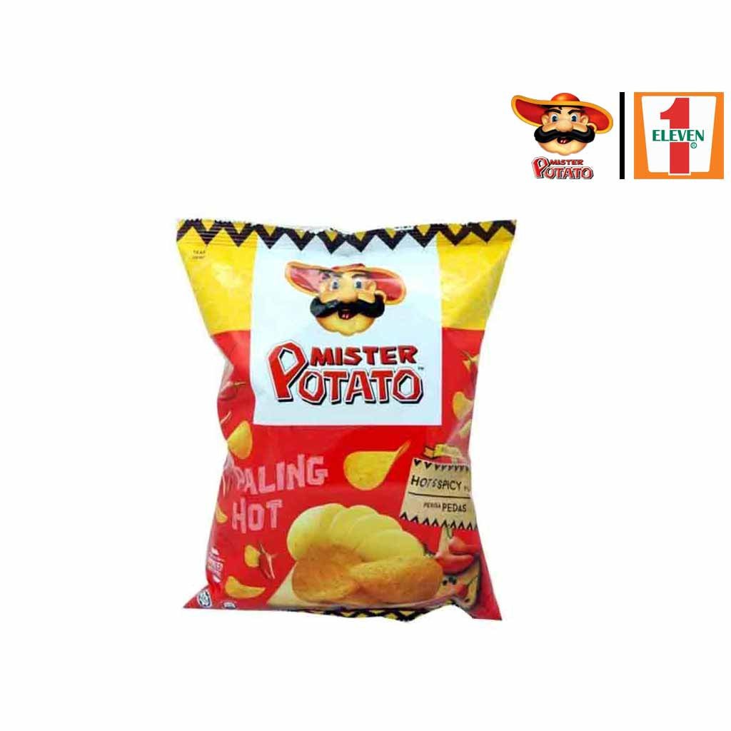 Mister potato Chips Hot & Spicy 75g pkt