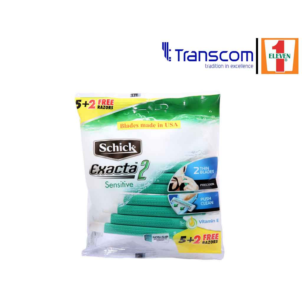 Schick Sensitive Men Razor (5+2)=7pcs