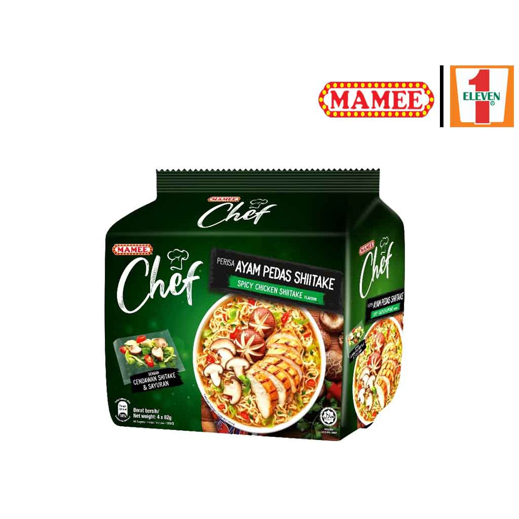 Mamee Chef Instant Noodless Spicy Chicken 4×82g